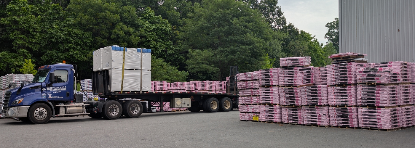 New Castle Building Products New Hampton, NY location location truck
